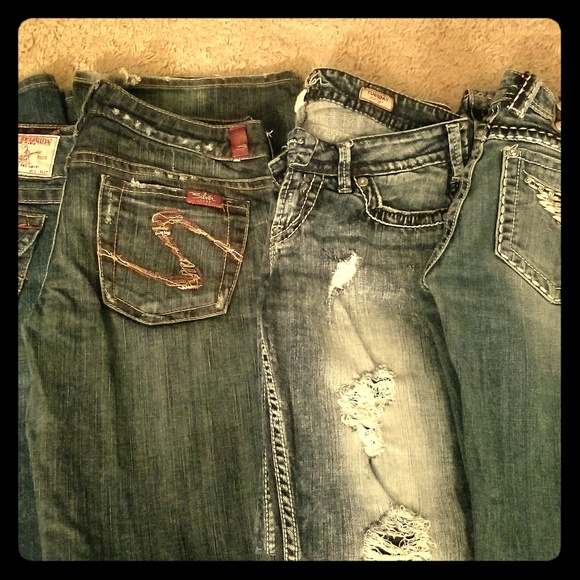 4 pairs of size 28 Jeans - Picture 1 of 1